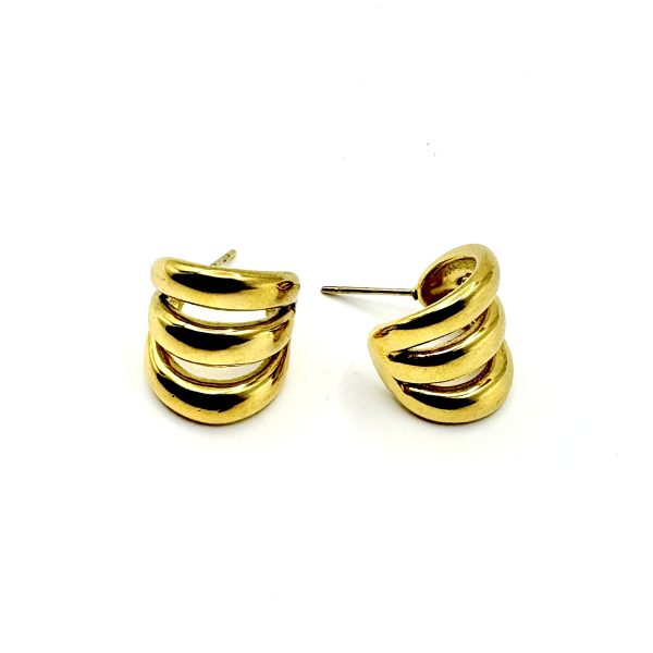 Nova Triple Hoop Earrings